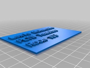 lewis mckenzie pltw wall plate other customized 3d print model - Mito3D
