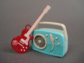 mini gitar sahne 3d print model - Mito3D