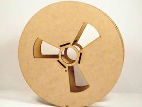filament-Spule andere 3d-Drucker-spool laser-cut-Spule reel reprap 3d print model - Mito3D