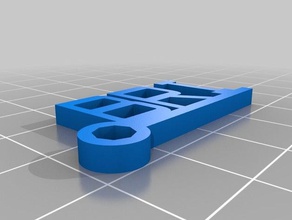 my customized batch keychain generator keychains 3d print model - Mito3D