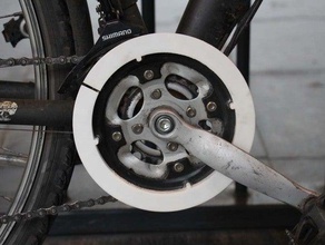 catena di protezione ruote decathlon btwin bicicletta sport all'aperto guardia 3d print model - Mito3D