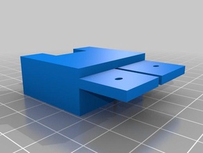 single slot shelf bracket stabilizer organization 3d print model - Mito3D