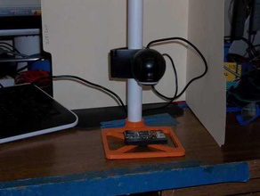 webcam stand electronic enlarger other 3d camera holder model mount photo pla solidworks useful web cam 3d print model - Mito3D