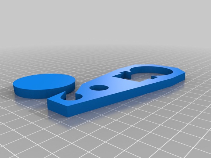 no holes tarp clip other 123d 3D print model - Mito3D