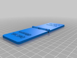 fablab lance damga kabarık sanat araçlar özelleştirilmiş 3d print model - Mito3D