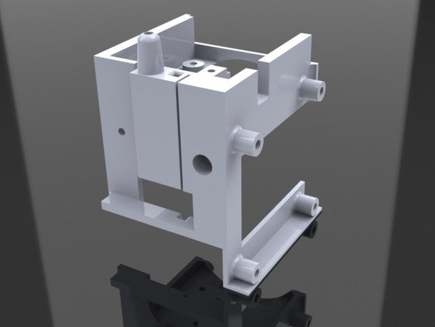 fino modificato estrusore alimentatore senza parti in movimento v2 altri afinia aggiornamento 3D print model - Mito3D