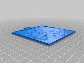 penny greyhound lithophane 2d a arte personalizado 3d print model - Mito3D