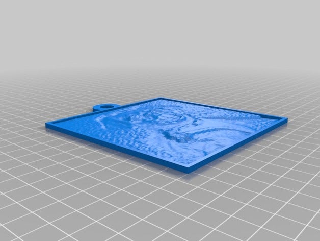 heidi cão lithophane 2d a arte personalizado 3D print model - Mito3D