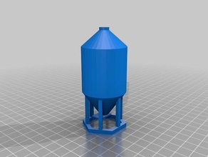 grain bin props farm farmer storage 3d print model - Mito3D