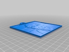 rong 2d a arte personalizado 3d print model - Mito3D