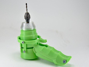 vacuum dremel integrated rpm control hand tools die grinder grip mill mini rotary spinning top turbine turbo vent 3d print model - Mito3D