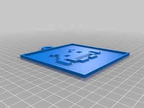 invasor del espacio 2d art personalizado 3d print model - Mito3D