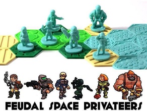 pocket-tactics feudal space privateers second edition games boardgame fantasy gaming horror ill gotten marine merc mercenary miniature multiverse rpg scifi strategy tabletop 3d print model - Mito3D