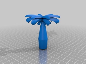 palm tree wine stopper kitchen dining bar drinking 3d print model - Mito3D