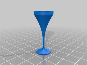 il mio stile personalizzato tazza bicchiere da cocktail, calice generatore di 045 spessore cucina pranzo 3d print model - Mito3D