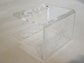 laser origami pen holder 3d printing tests 3d print model - Mito3D