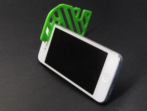 card stand mobile phone wallet 3d print model - Mito3D