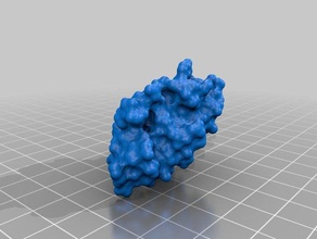 lizozim karşı nanobody diğer antikor protein 3d print model - Mito3D