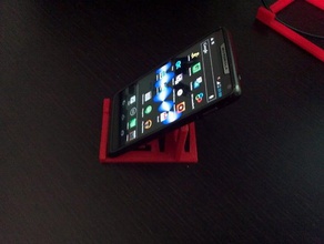 telefono stand mobile smartphone 3d print model - Mito3D