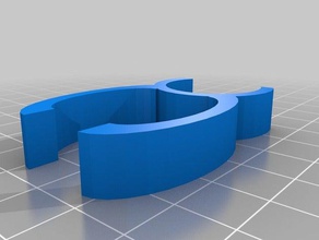 simples clip partes personalizado 3d print model - Mito3D