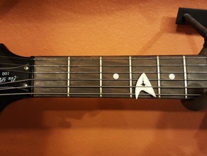 star Flotte Gitarren-pick Musik geeky starfleet trek 3d print model - Mito3D