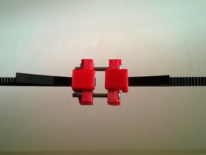 adjustable belt tightener 3d printer parts 3dprinter customizer gt2 tensioner 3d print model - Mito3D