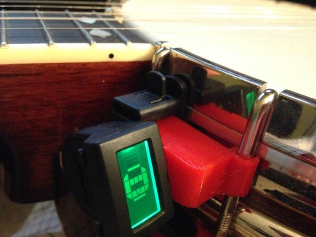 mini-tuner banjo montieren Musik adapter 3D print model - Mito3D