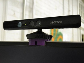 xbox kinect handle monitor clip 3d printing 3d print model - Mito3D