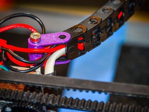 qu-bd revolution xl replacement nanolink anchor 3d printer parts cable management qubd rxl 3d print model - Mito3D