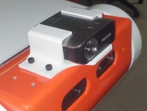 ppx2055 pico projector mount ubr-1 head robotics 3d print model - Mito3D
