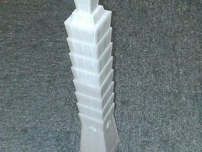 taipei 101 25cm 3d-Modell andere 3d print model - Mito3D