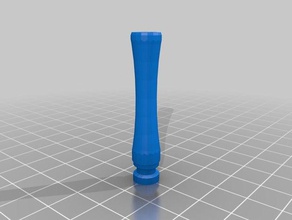 long vase style drip tip hobby 510 still vapin vape 3d print model - Mito3D