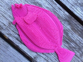 la limande à queue d'autres animal du poisson vie de mer jouet 3d print model - Mito3D
