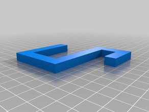 simples e forte personalizável gancho em s parametrizada organização 3d print model - Mito3D
