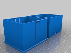 parametrico scatola di carta diyode scudo giochi personalizzato 3d print model - Mito3D