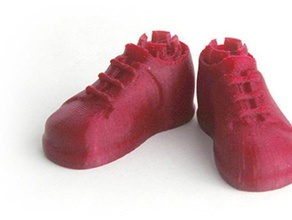 makies francesine giocattolo gioco accessori le bambole dress-up calzature scarpe giocattoli 3d print model - Mito3D