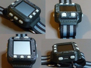 oscilloscope watch enclosure hw14 engineering gabotronics 3d print model - Mito3D