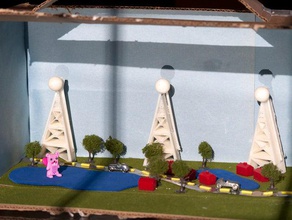 cell tower 9 year olds phone diorama project other 3d ornament 3d print model - Mito3D