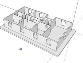 a casa 3d impressão 3d print model - Mito3D