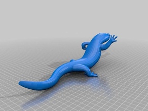 giant pacific salamander sculptures amphibian animal sculpture 3d print model - Mito3D