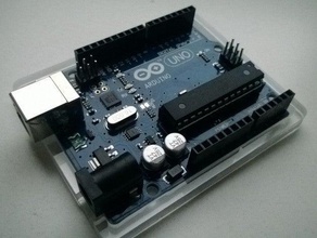 arduino parametric bumper case diy cnc heekscad 3d print model - Mito3D