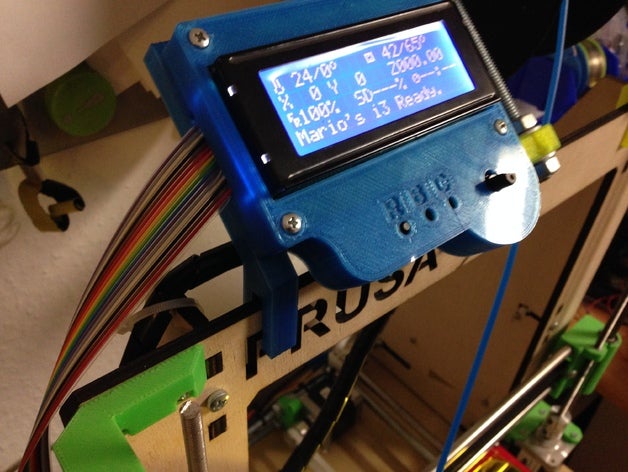 panelolu prusa i3 monte 3d la stampante parti 3D print model - Mito3D