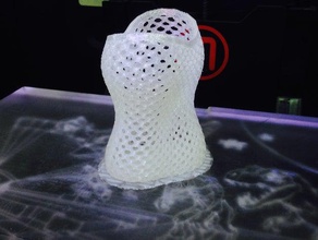 torso twist vase decor 3d print model - Mito3D