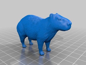 capybara Modelle 3d print model - Mito3D