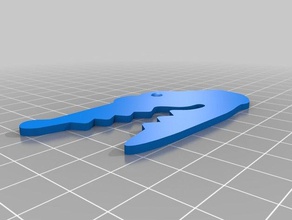 crocodile symbol models 3d print model - Mito3D