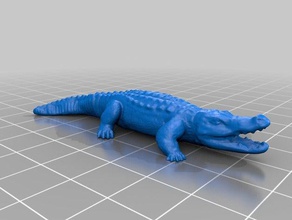 Krokodil Modelle 3d print model - Mito3D