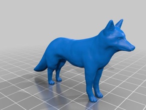 fox modelos 3d print model - Mito3D