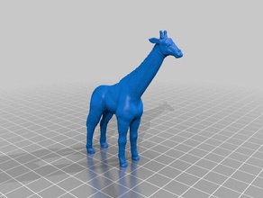giraffe Modelle Tier 3d print model - Mito3D