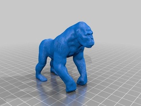 gorila modelos 3d print model - Mito3D