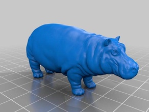 hippo Modelle 3d print model - Mito3D